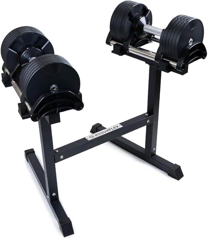 Stand for Adjustable Dumbbells (for 40lb, 50lb and 80lb) for Workout Strength Training Fitness Home Gym (Does not fit other NUOBELL brands)