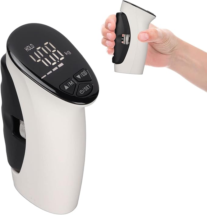 Hand Grip Strength Dynamometer,Electric Grip Dynamometer,Electronic Hand Dynamometer LED Display Accurate Adjustable Grip Distance Digital Hand Grip Strength Dynamometer