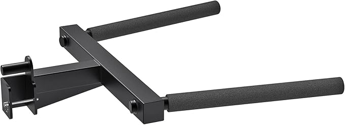 Y-Shaped Dip Bar for 2"x2"and 3"x3" Power Cage - Dip Bar Attachments for Home Gym - Heavy Duty Power Rack Attachments - Squat Rack Accessories for Strength Training