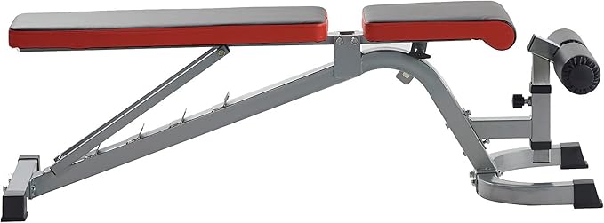 BalanceFrom Heavy Duty Adjustable and Foldable Utility Weight Bench for Upright, Incline, Decline, and Flat Exercise