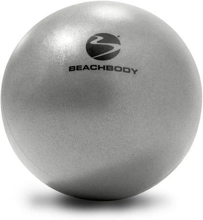 BODi Core Ball for Core Strengthening, 8" Small Exercise Ball, Lightweight, Durable, Inflatable, Home Gym Workout Equipment for Yoga, Pilates, Fitness, Inflation Straw and Plug Included, Silver