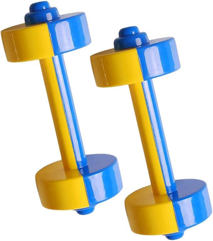 Toddmomy Kids Dumbbell Toy 1 Pair Kids Weight Lifting Set Plastic Dumbbell Toy Gym Sports Workout Equipment for Kids