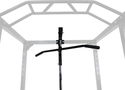 Signature Fitness Multi-Function Adjustable Power Cage with J-Hooks, Safety Straps and Optional LAT Pulldown Attachment and Cable Crossover, Multiple Styles