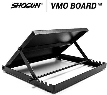 Shogun Slant Board for Squats - Premium Steel VMO Board for Calves Knees Toes & Ankles - Improve Posture with Stretching - Standing Slant Board - Adjustable Fitness Equipment - Calf Stretcher Workout