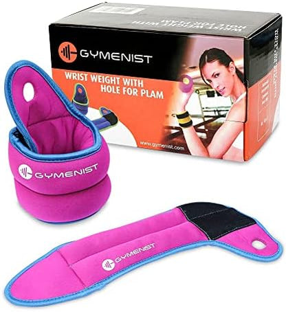 Pair of Wrist Weights With Hole for Thumb, Great for Running & All Kind of Cardio Exercises