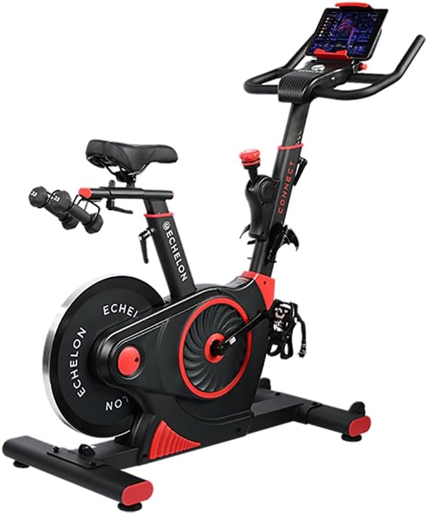 Echelon Fitness - Exercise Bike - Smart Connect Workout Bike - Magnetic Resistance Mechanism - Stationary Bikes with Speed Monitor & Adjustable Seat - Indoor Bike - Bluetooth Connectivity -136 KG