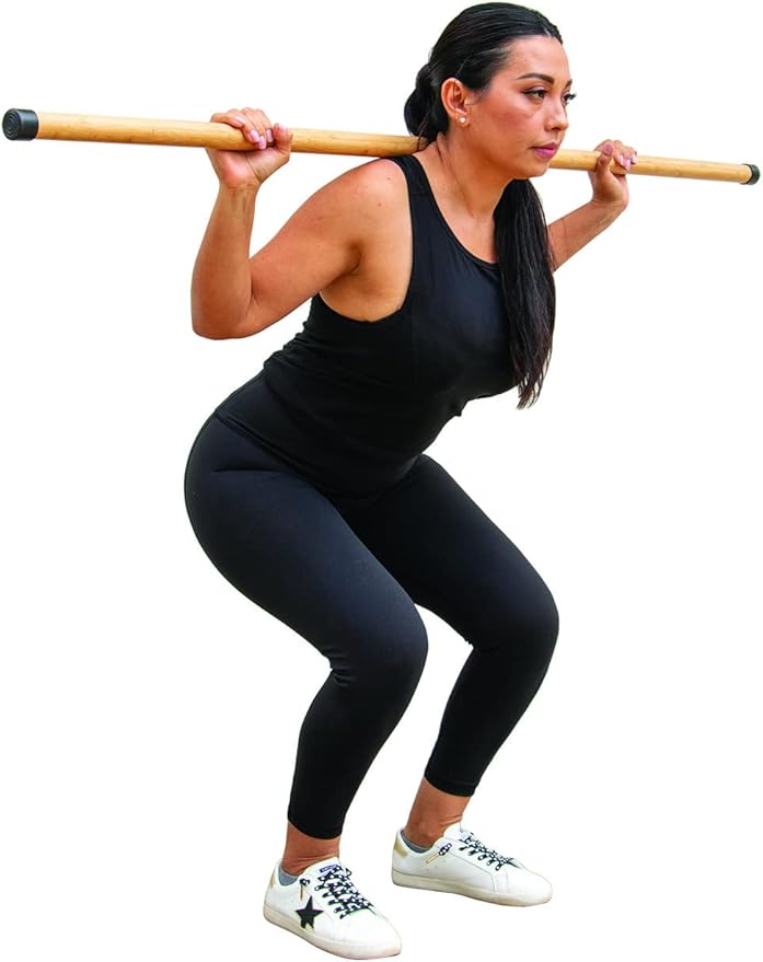 MobileVision Bamboo Stick for Fitness and Physical Rehabilitation