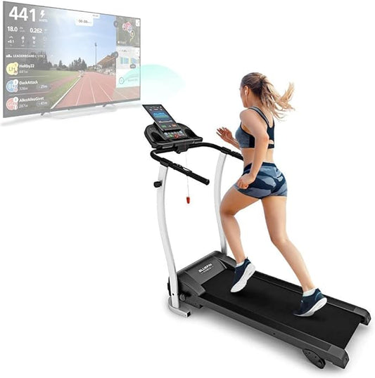 Bluefin Fitness Kick 2.0 | Task 2.0 | Innovative High-Speed Folding Treadmill | Home Walkpad | Joint Protection Tech | Compact Walking | Running Machine | Home Gym Office | Bluetooth