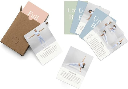 Calm Club | Exercise Cards | 52 Workout Cards & Exercise Equipment for Home Use | Fitness Accessories | Deck of Cards with 7 Home Gym & Self Care Routines | Motivational Gifts & Gym Gifts for Women