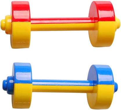 Toddmomy Kids Dumbbell Toy 1 Pair Kids Weight Lifting Set Plastic Dumbbell Toy Gym Sports Workout Equipment for Kids