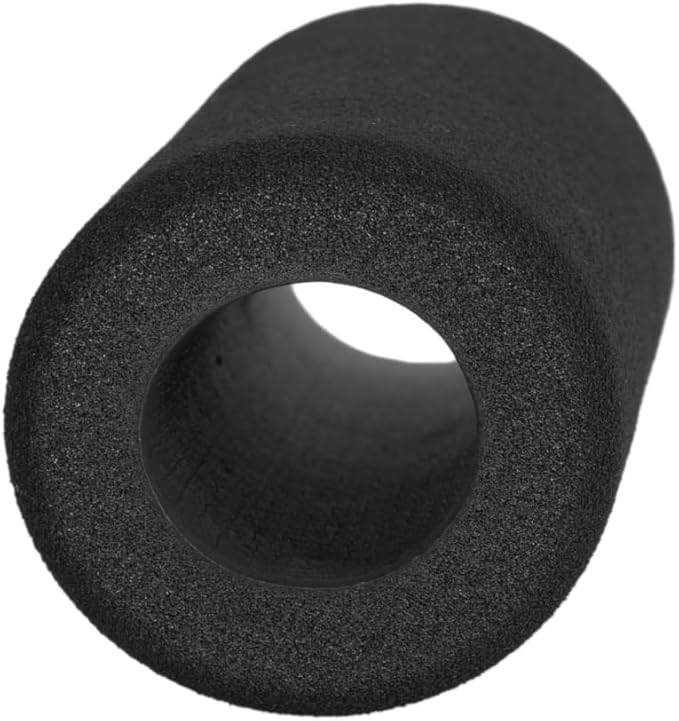 Sponge Foam Foot Pad Roller Pair, Used for Replacing Gym Exercise Equipment, Suitable for 2-inch Rod (Foam 7-7/8" X 3-4/8" Od X 1-7/8" Id)