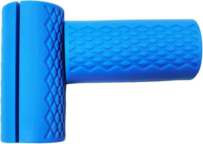 Pull Up Bar Thick Bar Adapter, Weight Grip Bar Fit for Standard Barbell - Dumbbell Handle Grips, Silicone Rubber Barbell Grips for Weight Lifting Cable Attachments & Fitness Training