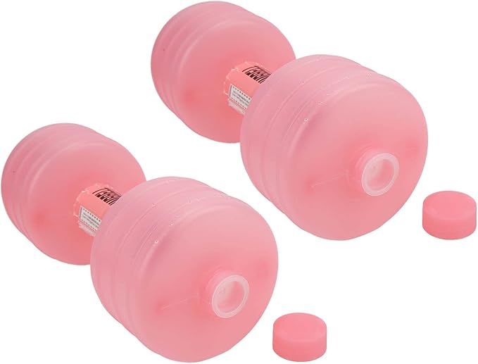 Water Filled Dumbbells 2Pcs 2.2Lbs Portable Travel Weights 10.2 * 3.9 Inches