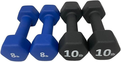 Neoprene Coated Dumbbell Hand Weight Set