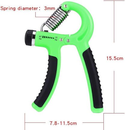 2 Pack Hand Grip Strengthener, Finger Grip Exerciser, Adjustable Resistance 22-132Lbs (10-60kg), Strength Trainer, Hand Squeezer, Forearm Grip Workout for Athletes Pianist