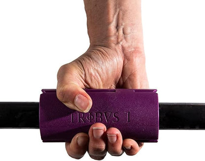 Tribus Thick Grips for Barbells Dumbbells | Thick Dumbbell Grips | Extreme Arms & Forearms Builder - Grip Strength | Superior Barbell Grip & Comfort for Weight Lifting.