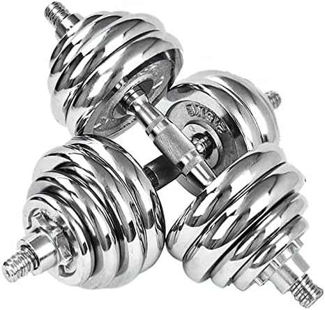 Threaded Dumbbell 12.6/14.2/14.8/15.7/18.1/19.7/22inch(32/35/38/40/46/50/56cm) curved Handles/Adjustable Dumbbell Bar Handles - Fit 1 inch Standard Weight Plate - Weightlifting Accessories - Sold in Pair