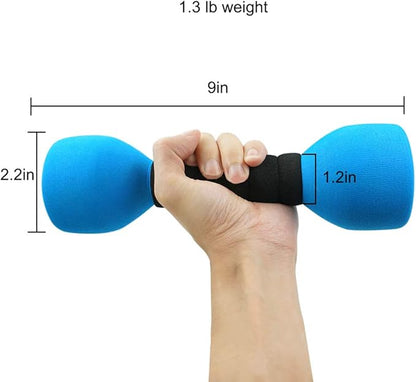 Aoneky Foam Covered Weights for Kids, Recommended for Boys Aged 3 to 6 Years Old, Children Safe Exercise Dumbbell Toy, 2 lbs