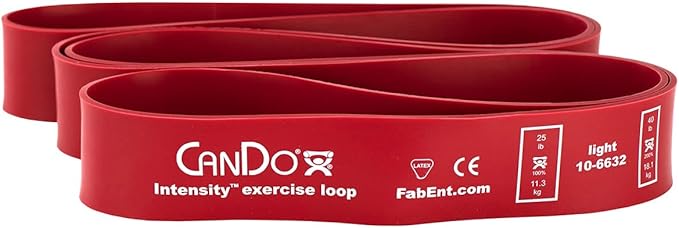 CanDo Intensity Loop - 40-inch Exerciser Resistance Band for Physical Therapy, Strength Training, Rehabilitation, and Exercise