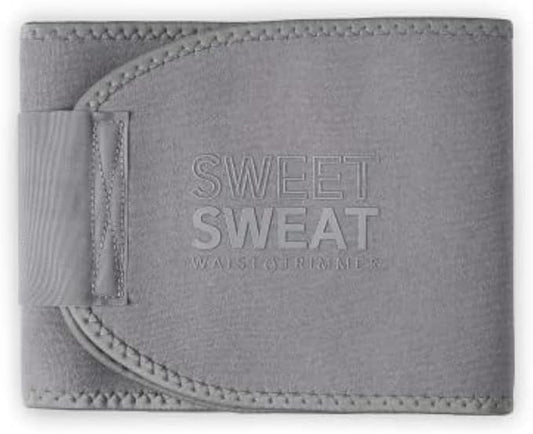 Sweet Sweat Waist Trimmer for Women and Men - Sweat Band Waist Trainer for High-Intensity Training & Workouts