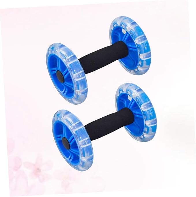 Kisangel Exercise Roller Weight Loss Equipment Exercise Abdominal Roller Ab Exercise Roller Hand Weights Dumbbell Yellow Fitness Exercise Device Fitness Wheel Wire Wheel