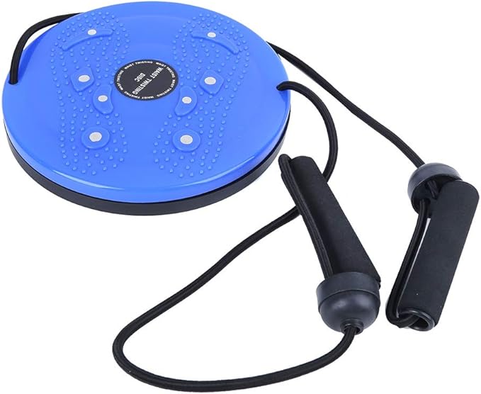 Ultimate Magnetic Waist Twisting Disc with Resistance Band - Full Body Toning Workout Gym Board | Burn Calories, Shape Your Body, Improve Posture | Perfect for Yoga, Pilates, and Dance