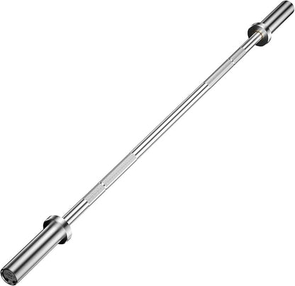 Olympic Barbell 25 lbs with 1500 lbs Weight Capacity 190K PSI Weight Bar Fit 2" Weight Plates for Weightlifting, Bench Press, Deadlift, Powerlifting