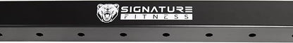 Signature Fitness SF-SS1 1,000 Pound Capacity 3” x 3” Power Rack Squat Stand, Includes J-Hooks and Safety Spotter Arms, Optional Conversion Kits