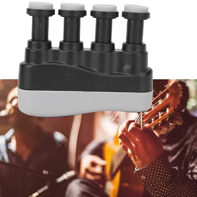 Finger Enhancer Hand-held Exerciser Guitar Trainer Suitable For 4 Kinds Of Tension Adjustable For Guitar, Piano, Finger Training, Improve Finger And Strength