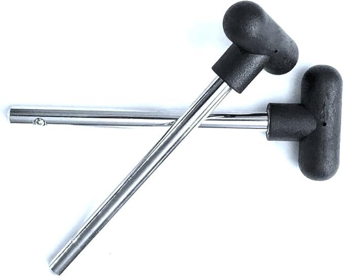 Pin Tensile 3/8 Diameter 5-1/2" Locking Space | Universal Fitness Eqpt Weight Stack Replacement SELECTOR Key | Detent Hitch PINS | Chrome Plated Steel