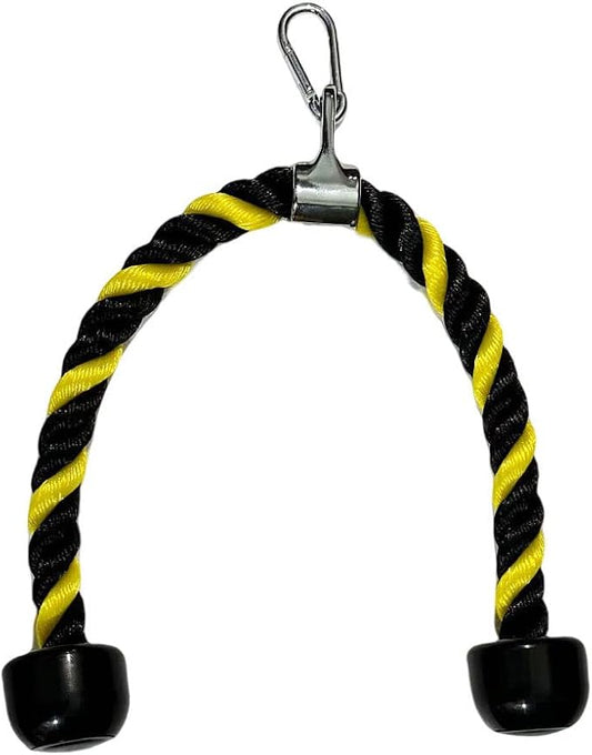 Tricep Rope Cable Attachments Cable Machine Accessories for Home Gym, 27 Inch Tricep Rope For Pulley System Attachment, LAT Pull Down Attachment, Cable Machine Attachments, Weight Fitness With Pulldown Grips