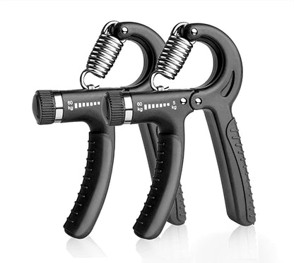 Hand Grip Strengthener,Grip Strength Trainer,22-132 Lbs Adjustable Resistance Forearm Exerciser Workout for Rehabilitation Athletes Climbers Musicians