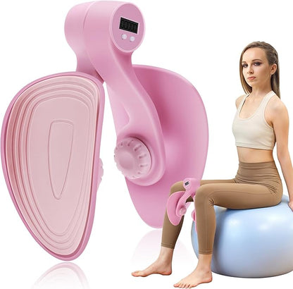 Thigh Master LED Digital Display Inner Thigh Exercise Equipment Pelvic Floor Muscle Trainer Ideal for Postpartum Mothers Sedentary Lifestyles Thigh Fat Reduction and Shaping Home Gym Workout