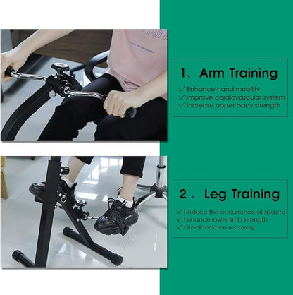 VIVIJASON Foldable Pedal Exercise Bike for Seniors