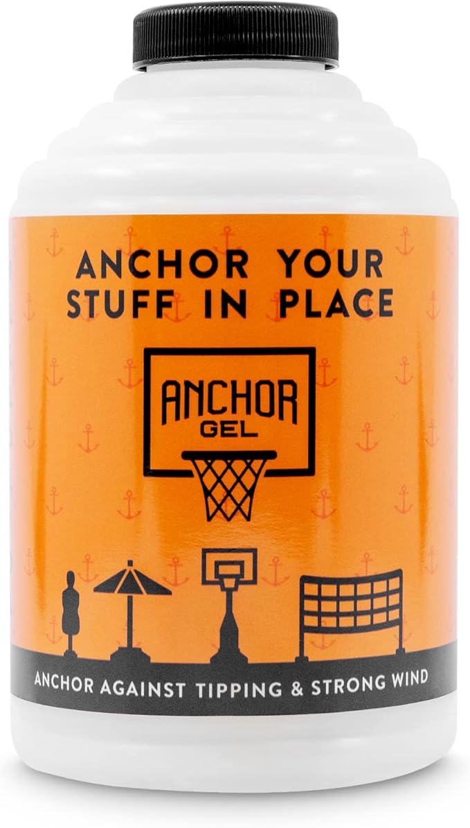 Polymer, Replacement for Sand and Sand Bags to Keep Portable Basketball Hoops, Patio Umbrellas & Other Equipment with a Base from Falling Over, More Effective Than Water Alone - (16 Ounces)