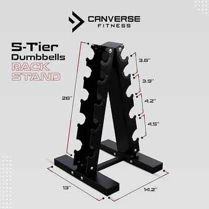 A-Frame Dumbbell Weight Rack storage Rack, Steel Dumbbell Holder, Dumbbell Stand & Weight Racks for Home Gym, (Rack ONLY)