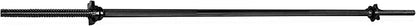 CAP Barbell 57" Standard Solid Threaded Bar with Star-Lock Collars, 1-inch