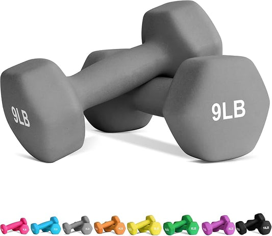 Balelinko Home Gym Equipment Workouts Strength Training Weight Loss Pilates Weights Yoga Sets Weights for Women, Men, Seniors and Youth