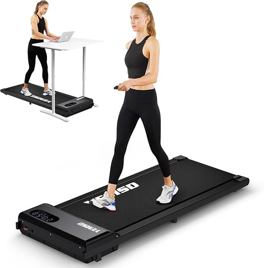 Walking Pad, Walking Pad Treadmill 330 lb Capacity, 3 in 1 Portable Under Desk Treadmill for Home and Office with Remote Control, LED Display