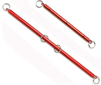 EXREIZST 2 Red Bar Set, Restore Pilates Exercise Spreader Bar, Home Yoga Training Fitness Gear, Pilates Bar