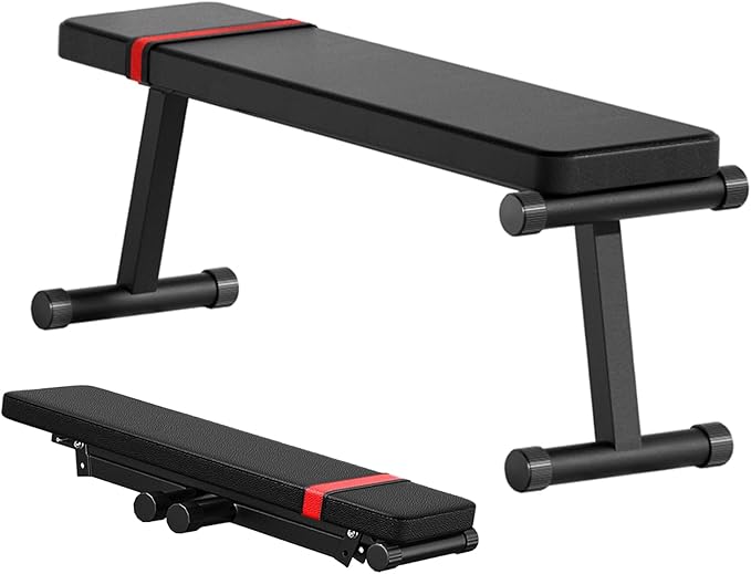 Flat Weight Bench for Home Gym, Dumbbell Bench for Workout Exercise, Flat Bench for Strength Training Bench Press