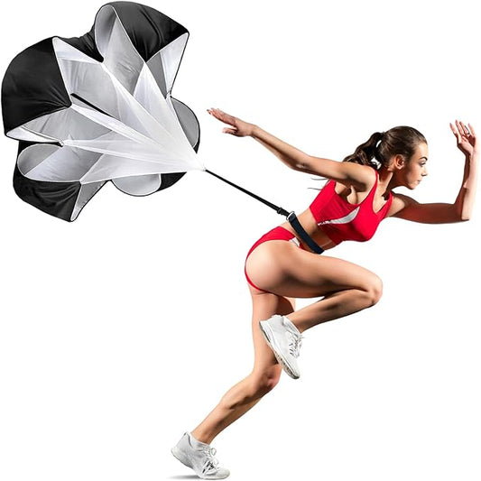 Running Parachute Speed Training 54'' Inch Agility Training Equipment, Speed Chute Resistance Parachute for Speed and Acceleration Training