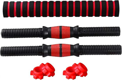 Dumbbell Bars Adjustable Dumbbell Weight Set Barbell Lifting 2 x 15.74in Bars 1 x 15.74in Connecting