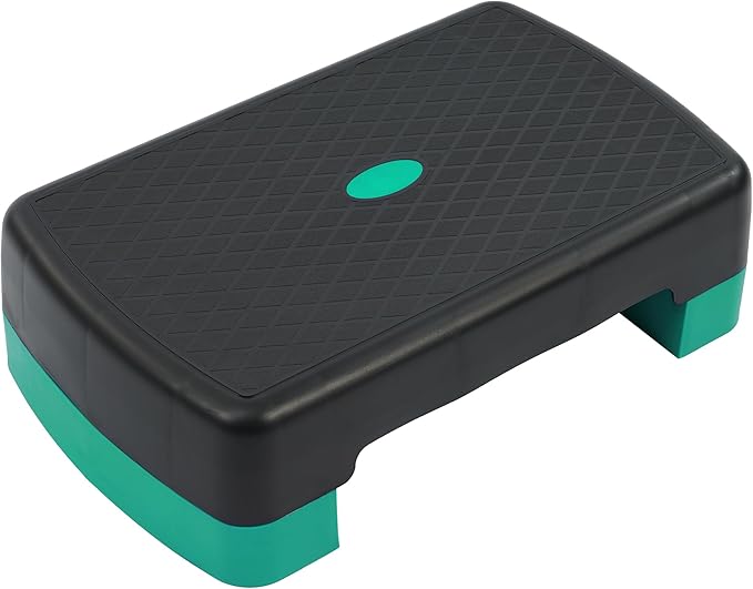 Workout Aerobic Stepper Step Platform with 2 Risers