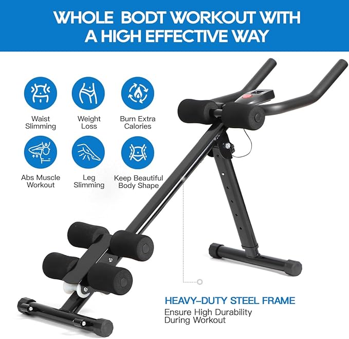 Panana Fitness ab Machine AB Workout Equipment Adjustable