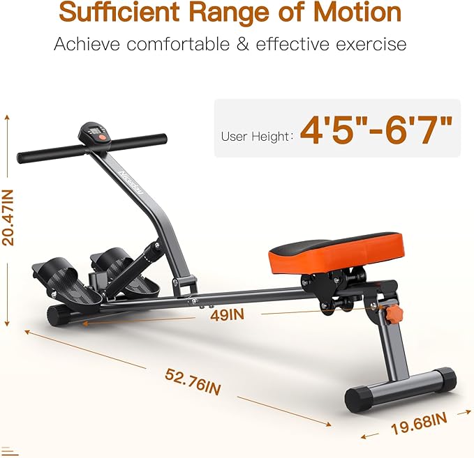 Niceday Rowing Machine 16 Resistance 300LBS Loading