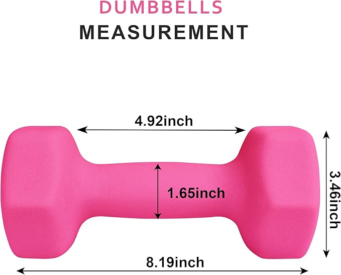 Balelinko Home Gym Equipment Workouts Strength Training Weight Loss Pilates Weights Yoga Sets Weights for Women, Men, Seniors and Youth