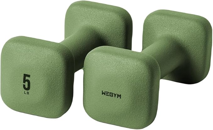 SafeGrip Dumbbells with Anti-Slip, Thick Handles and Flat, Sturdy Sides for Secure Workouts at Home, for Weightlifting, and Personal Training