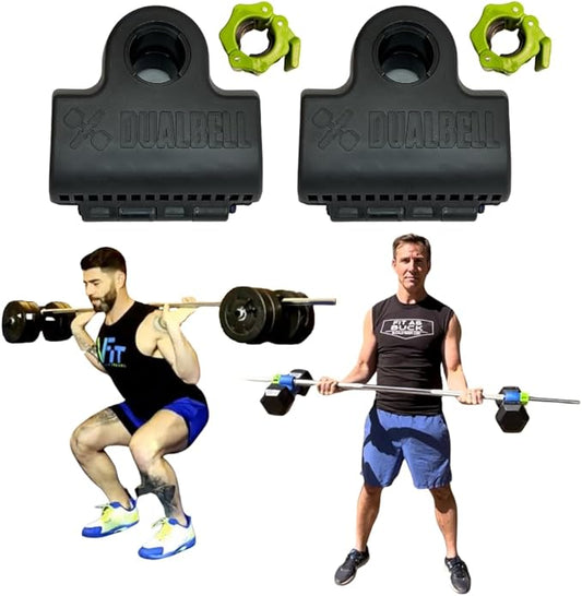 Dumbbell Barbell Converter - 1" Standard Bars, Up to 100lb Capacity - Dumbbell Converter Home Gym Equipment, Versatile Weight Lifting Set, Suitable for Men and Women