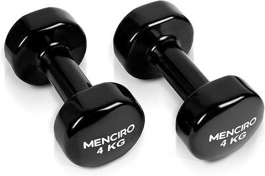 MENCIRO Dumbbells Set of 2 for Home Gym, 1KG - 5KG Hand Weight Set for Exercise and Fitness